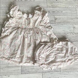 Jamie Kay Eleanor Top and Matching Bloomers in Grace Floral size 3-6 Months